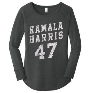 Kamala Harris 47 President Merchandise Women's Perfect Tri Tunic Long Sleeve Shirt