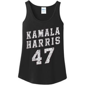 Kamala Harris 47 President Merchandise Ladies Essential Tank