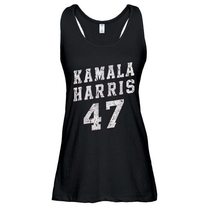 Kamala Harris 47 President Merchandise Ladies Essential Flowy Tank