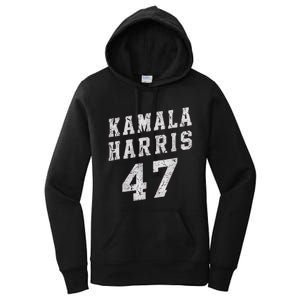 Kamala Harris 47 President Merchandise Women's Pullover Hoodie