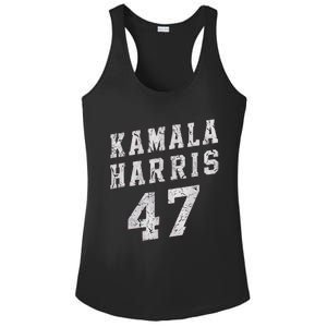 Kamala Harris 47 President Merchandise Ladies PosiCharge Competitor Racerback Tank