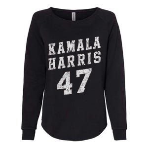 Kamala Harris 47 President Merchandise Womens California Wash Sweatshirt