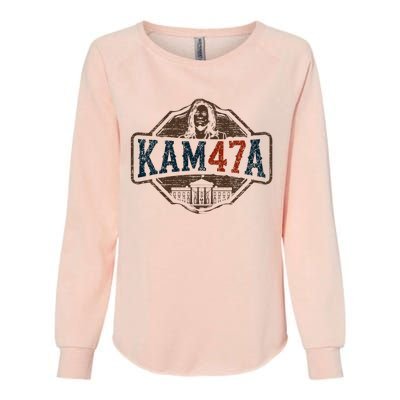 Kamala Harris 47 Madam President 2024 Womens California Wash Sweatshirt