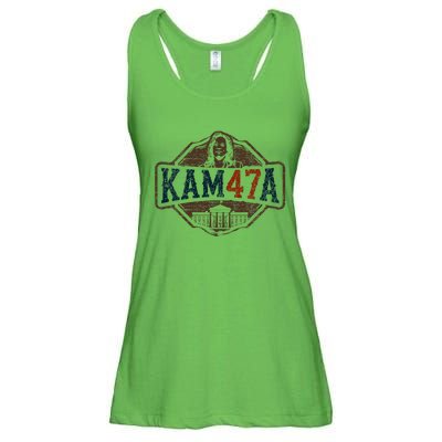 Kamala Harris 47 Madam President 2024 Ladies Essential Flowy Tank