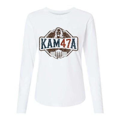 Kamala Harris 47 Madam President 2024 Womens Cotton Relaxed Long Sleeve T-Shirt