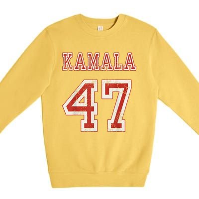 Kamala Harris 47 Th President Usa America 2024 Election Premium Crewneck Sweatshirt