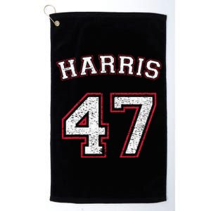 Kamala Harris 47 47th President Platinum Collection Golf Towel