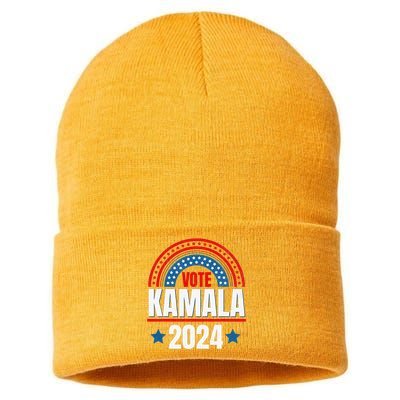 Kamala Harris 47 47th President Sustainable Knit Beanie