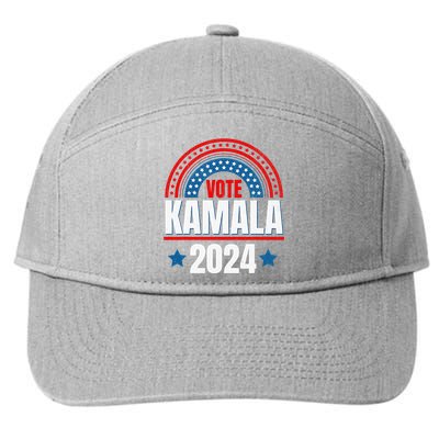 Kamala Harris 47 47th President 7-Panel Snapback Hat