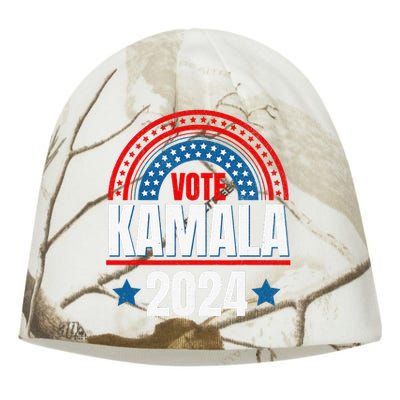 Kamala Harris 47 47th President Kati - Camo Knit Beanie