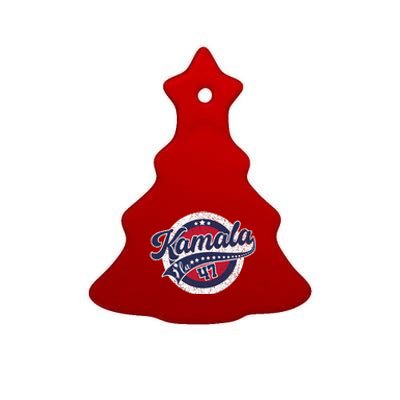 Kamala Harris 47 Th President Harris Walz 2024 Ceramic Tree Ornament