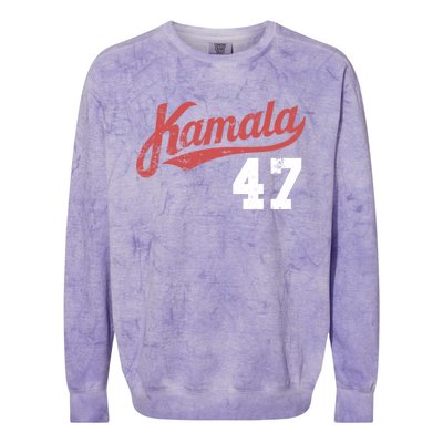 Kamala Harris 47 President Political Election Vote Election Colorblast Crewneck Sweatshirt