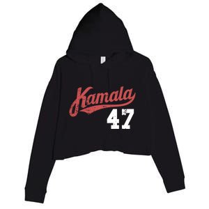 Kamala Harris 47 President Political Election Vote Election Crop Fleece Hoodie