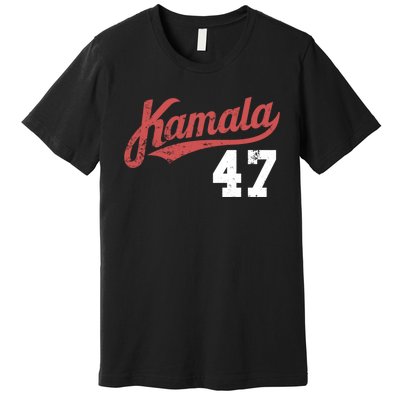 Kamala Harris 47 President Political Election Vote Election Premium T-Shirt