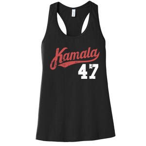 Kamala Harris 47 President Political Election Vote Election Women's Racerback Tank