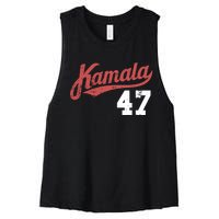 Kamala Harris 47 President Political Election Vote Election Women's Racerback Cropped Tank