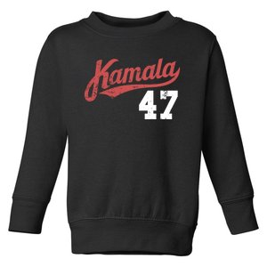 Kamala Harris 47 President Political Election Vote Election Toddler Sweatshirt