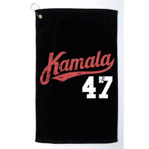 Kamala Harris 47 President Political Election Vote Election Platinum Collection Golf Towel