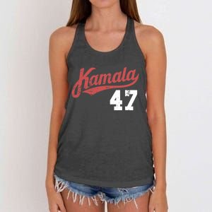 Kamala Harris 47 President Political Election Vote Election Women's Knotted Racerback Tank