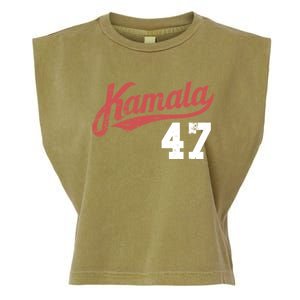 Kamala Harris 47 President Political Election Vote Election Garment-Dyed Women's Muscle Tee