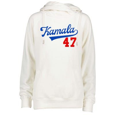 Kamala Harris 47 Th President Usa America 2024 Election Gift Womens Funnel Neck Pullover Hood