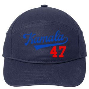 Kamala Harris 47 Th President Usa America 2024 Election Gift 7-Panel Snapback Hat