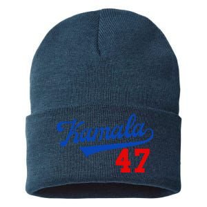 Kamala Harris 47 Th President Usa America 2024 Election Gift Sustainable Knit Beanie