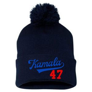 Kamala Harris 47 Th President Usa America 2024 Election Gift Pom Pom 12in Knit Beanie