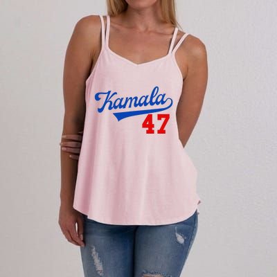 Kamala Harris 47 Th President Usa America 2024 Election Gift Women's Strappy Tank