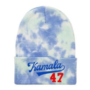 Kamala Harris 47 Th President Usa America 2024 Election Gift Tie Dye 12in Knit Beanie