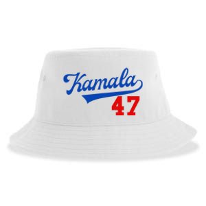 Kamala Harris 47 Th President Usa America 2024 Election Gift Sustainable Bucket Hat