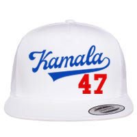 Kamala Harris 47 Th President Usa America 2024 Election Gift Flat Bill Trucker Hat