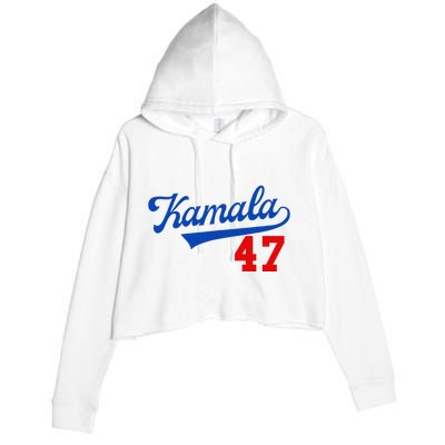 Kamala Harris 47 Th President Usa America 2024 Election Gift Crop Fleece Hoodie