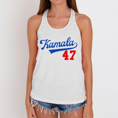 Kamala Harris 47 Th President Usa America 2024 Election Gift Women's Knotted Racerback Tank