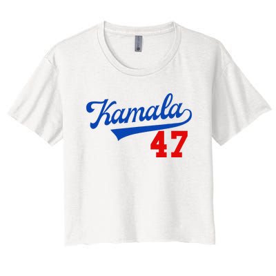 Kamala Harris 47 Th President Usa America 2024 Election Gift Women's Crop Top Tee