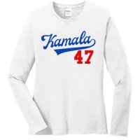 Kamala Harris 47 Th President Usa America 2024 Election Gift Ladies Long Sleeve Shirt