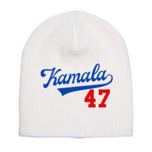 Kamala Harris 47 Th President Usa America 2024 Election Gift Short Acrylic Beanie