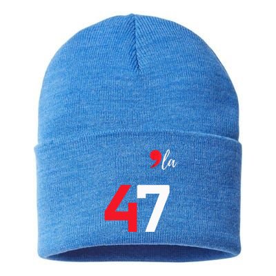 Kamala Harris 47 Th President Usa America Sustainable Knit Beanie