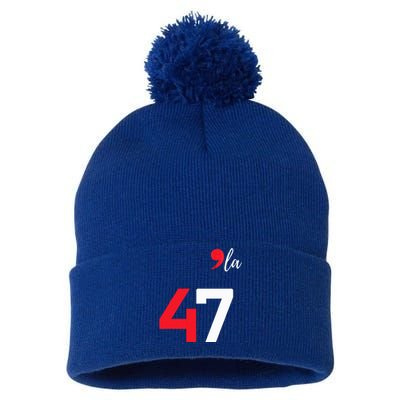 Kamala Harris 47 Th President Usa America Pom Pom 12in Knit Beanie