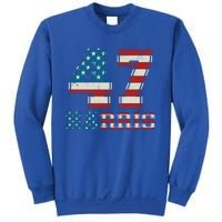 Kamala Harris 47 American Flag Harris 2024 47 Democratic Great Gift Sweatshirt