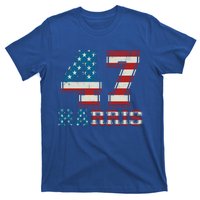 Kamala Harris 47 American Flag Harris 2024 47 Democratic Great Gift T-Shirt