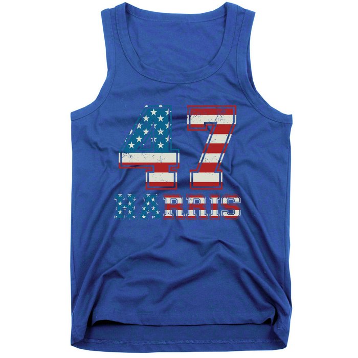 Kamala Harris 47 American Flag Harris 2024 47 Democratic Great Gift Tank Top