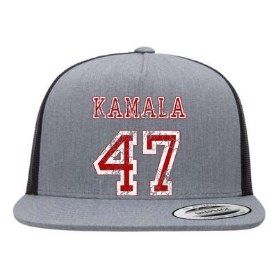 Kamala Harris 47 Th President Usa America 2024 Election Flat Bill Trucker Hat