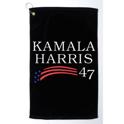 Kamala Harris 47 President Vice President Harris Platinum Collection Golf Towel