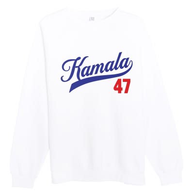 Kamala Harris 47 Th President Usa America 2024 Premium Crewneck Sweatshirt