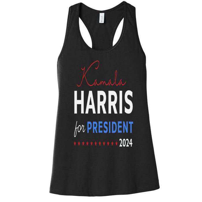 Kamala Harris 47th President Of The United States Of America Women's Racerback Tank