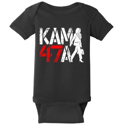 Kamala Harris 47 Madam President 2024 Political Baby Bodysuit