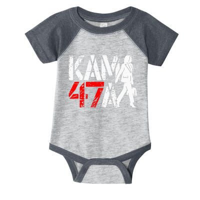 Kamala Harris 47 Madam President 2024 Political Infant Baby Jersey Bodysuit