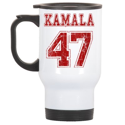 Kamala Harris 47 Th President Usa America 2024 Election Stainless Steel Travel Mug