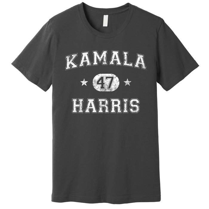 Kamala Harris 47 Th President Usa America 2024 Election Premium T-Shirt